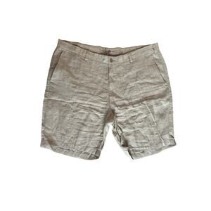 Joseph Abboud 100% Linen Shorts size 44 Coastal Preppy Breathable